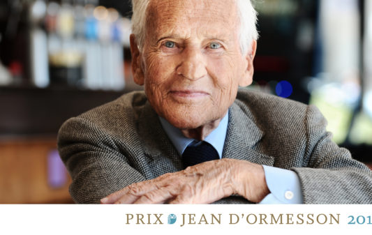 Prix Jean d'Ormesson 2019