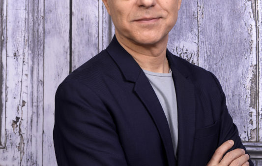 PARIS, FRANCE - 01/09/2019: Writer Philippe Besson poses during a portrait session in Paris, France on 01/09/2019. (Photo by Eric Fougere/Corbis via Getty Images)